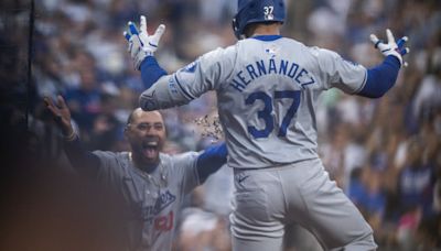 Teoscar Hernández hits a grand slam and Paxton pitches 6 strong innings as Dodgers beat Padres 5-0