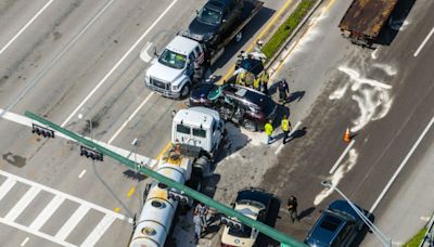 Fatal crash involving semi on Immokalee Rd. and Logan Blvd.