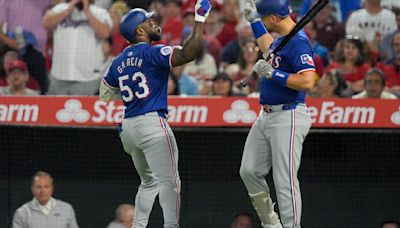 Adolis García's HR in 8th inning gives Rangers 5-4 victory over Angels and extends win streak to 5