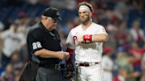 Bryce Harper offers solution for MLB umpire issues that involves raising salary for 'really good' umps