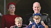 Prince Albert and Princess Charlene Pose with Their Twins as They Celebrate Monaco's National Day