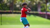Dolphins QB Tua Tagovailoa at camp with contract in flux