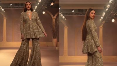 India Couture Week 2024: Aditi Rao Hydari turns showstopper for Jayanti Reddy