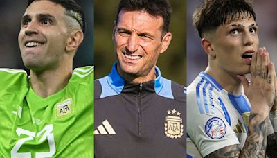 Los Martínez (Dibu y Lautaro), Garnacho y Scaloni, candidatos al Balón de Oro | La revista France Football anunció las nominaciones