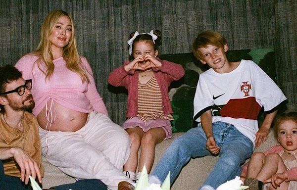 Pregnant Hilary Duff shares last photos of her family of 5 before baby No. 4