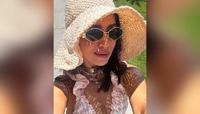 Bhumi Pednekar Has The Holiday State Of Mind And Style In A Crochet Skirt Set