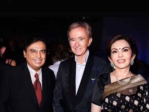 Ambanis spotted with LVHM billionaire Bernard Arnault at Paris Olympics 2024