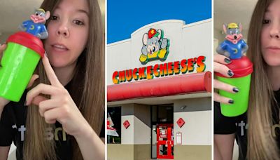 ‘I must be old cause I have ever only heard where a kid can be a kid’: Woman finds ‘inappropriate’ Chuck E. Cheese cup at Goodwill