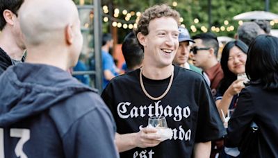 Zuck's new style was on full display at his birthday