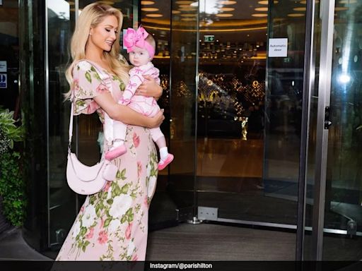 Paris Hilton Shared The Adorable Moment Her Daughter London Hilton Visited The London Hilton Hotel
