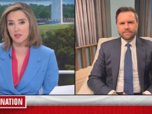 CBS' Margaret Brennan Cuts Off JD Vance During Interview