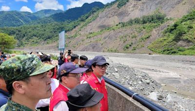 陳其邁視察六龜寶來邊坡滑動監測 (圖)