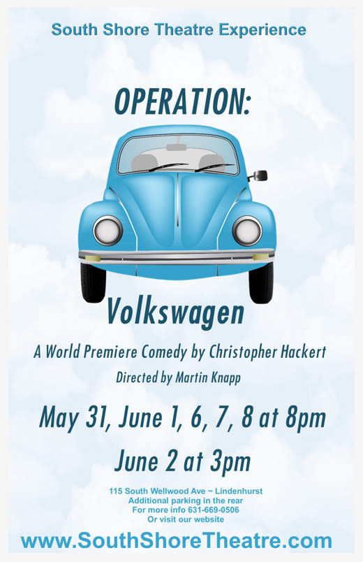 Operation Volkswagen by Christopher Hackert in Long Island at South Shore Theatre 2024