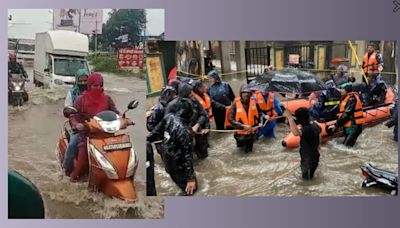 As heavy rain turns Pune into a water world, viral videos show submerged chaos