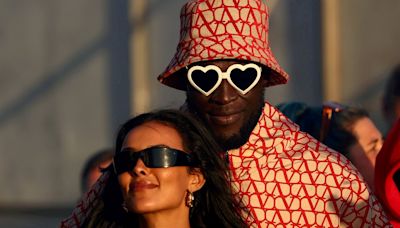 Maya Jama and boyfriend Stormzy look loved-up at Glastonbury