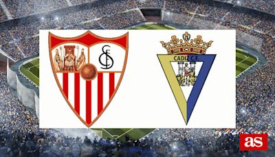 Sevilla vs Cádiz: estadísticas previas y datos en directo | LaLiga EA Sports 2023/2024