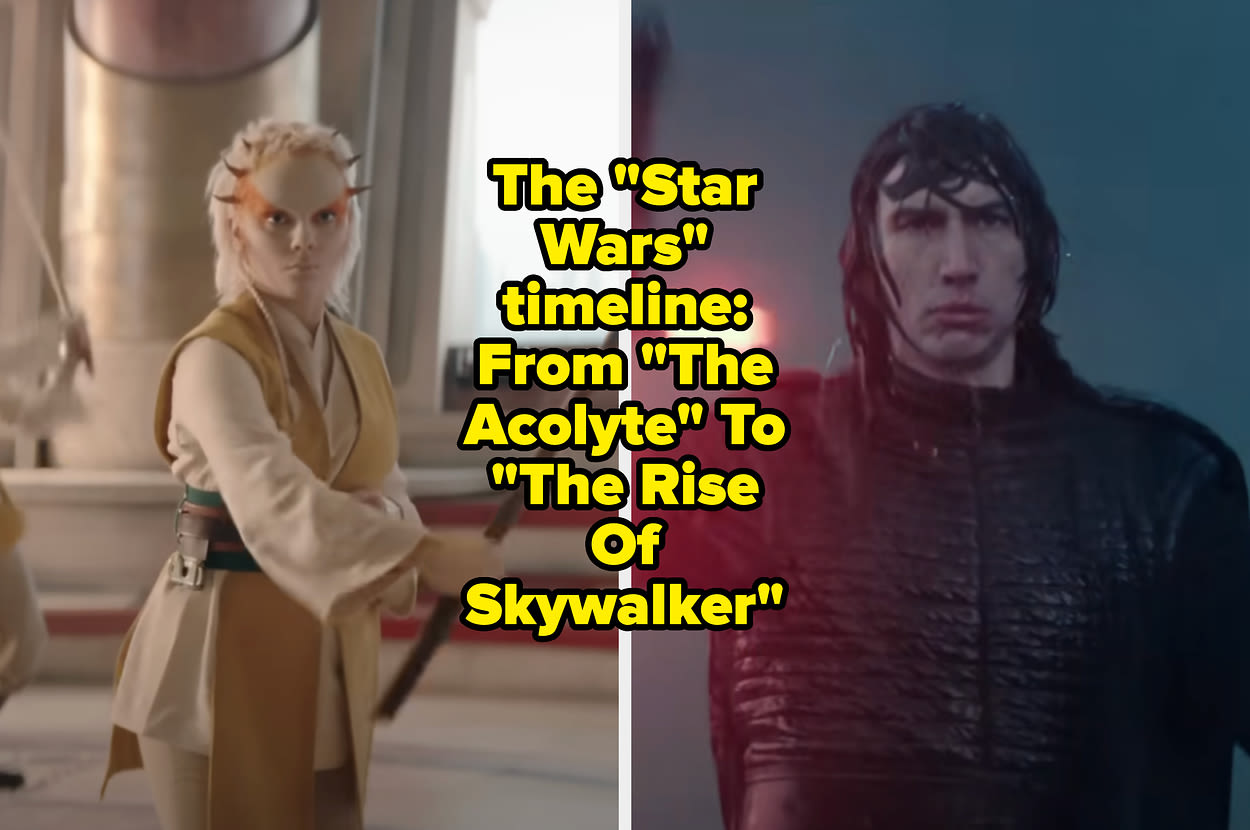 Here’s A Complete Timeline Of Every Star Wars Movie And Series — Including Where "The Acolyte" Fits In