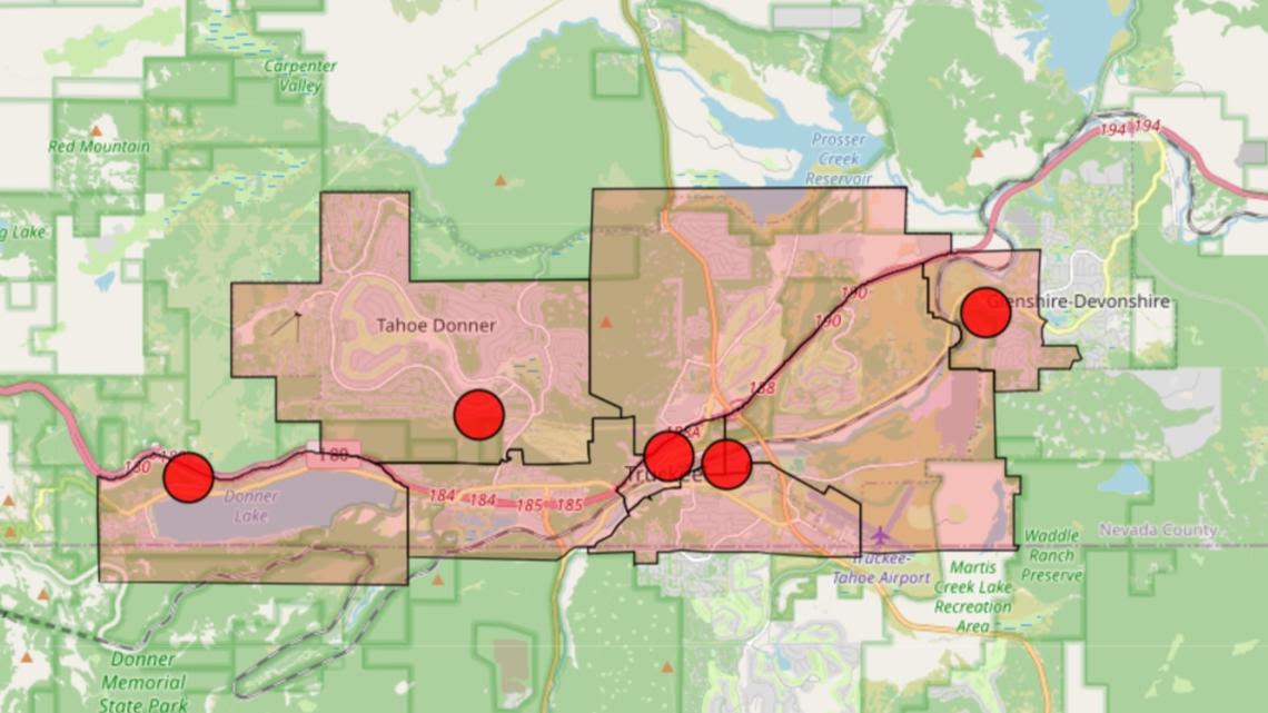 Quilici Fire near Truckee: Power restored to thousands