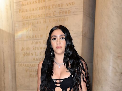 Madonna's Daughter Lola Looks Rave-Ready in a Cutout Mesh Dress