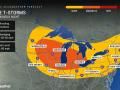 Severe thunderstorm risk to stretch from Midwest to Northeast this week