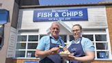 Seaside fish and chip shop reopens after a fire forced it to close