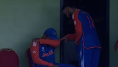 WATCH | Rohit Sharma wipes off tears as India beat England in T20 WC semi-final