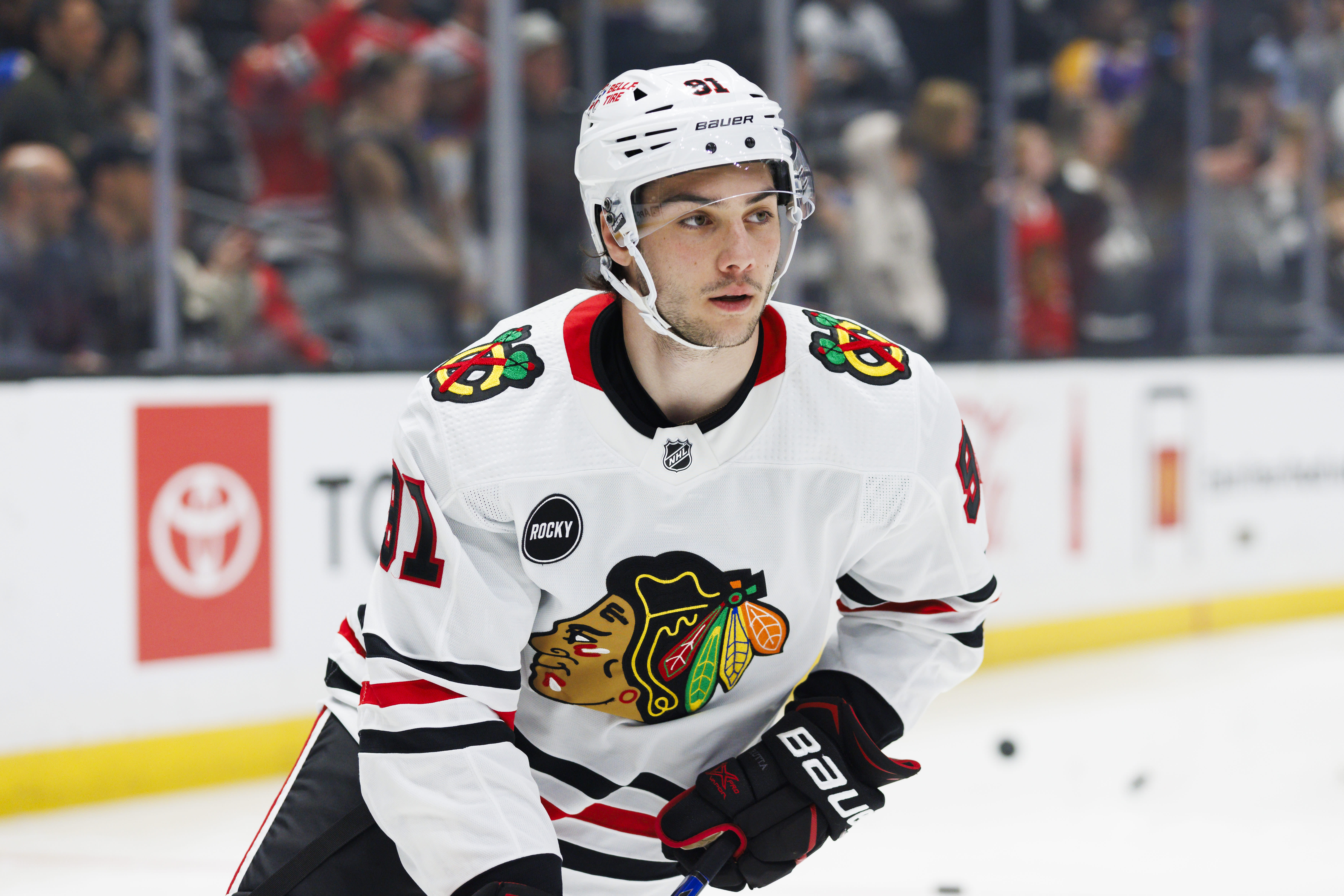 10 observations: Frank Nazar shines as Blackhawks beat Wild in prospect showcase