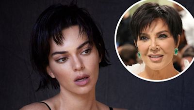 Kendall Jenner Resembles Mom Kris Jenner With Edgy Pixie Cut For New Calvin Klein Underwear Campaign