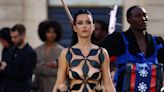 Divine Feminine, Indeed: Katy Perry Just Made a Surprise Appearance at Vogue World: Paris in a Geometric Naked Dress