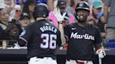 Jake Burger homers and doubles in the Marlins’ 6-4 victory over the Mets