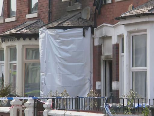 Couple die after house fire - their two children are being treated in hospital | ITV News