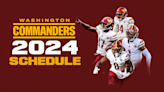 Washington Commanders 2024 schedule: Downloadable wallpapers