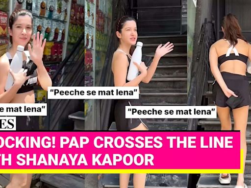 Shanaya Kapoor's Desperate Plea IGNORED By Paparazzi: See What Happens Next! | Etimes - Times of India Videos