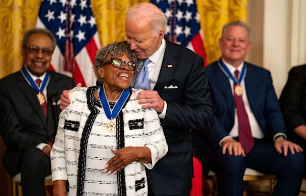 Inside Biden’s Presidential Medal of Freedom ceremony honoring Black luminaries, including the ‘grandmother of Juneteenth’