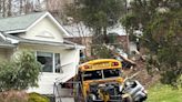 School bus hits house in Ramapo; more than 20 injured