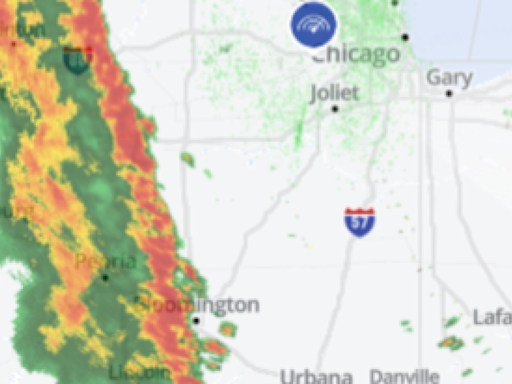 Illinois weather radar: Strong to severe storms headed to Chicago area