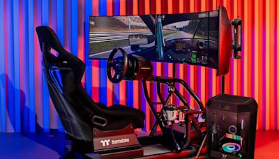 Thermaltake曜越推出專業賽車體感VR沉浸式快感的《GR500賽車模擬器》與《三螢幕賽車支架》