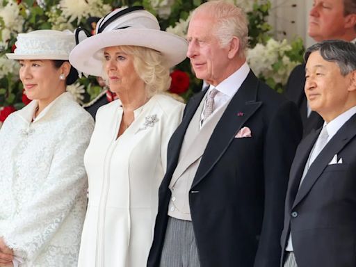 Los reyes Carlos y Camila reciben a los emperadores de Japón en su visita al Reino Unido