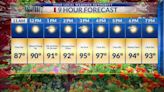 Thursday 9-hour forecast: Warmer temperatures continue in El Paso