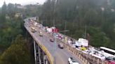 Tráfico vehicular en Quito