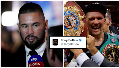 Tony Bellew's furious tweet about Oleksandr Usyk already losing undisputed status is bang on