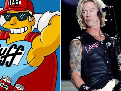 Un productor de “Los Simpson” negó conexión entre Duff McKagan de Guns N’ Roses y la cerveza Duff