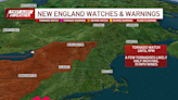 There is a risk of tornadoes in northern New England today