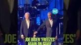 Barack Obama Guides Joe Biden Off Stage As He Freezes Up At Fundraiser Event Watch