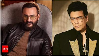 Saif Ali Khan reacts to Karan Johar's 'stars charge Rs 40 crore but bring in only Rs 3.5 crore' remark: 'He wants to cut pay cheques' | Hindi Movie News - Times of India