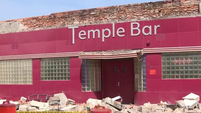 Iconic Temple Bar in Detroit closed indefinitely due to partial collapse