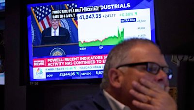 Stock market today: Most of Wall Street edges lower after Fed delivers a big cut to rates