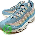 女鞋大尺碼 男生尺寸 NIKE WMNS AIR MAX 95 LX 粉藍色 膠底 馬毛 麂皮 AA1103-002