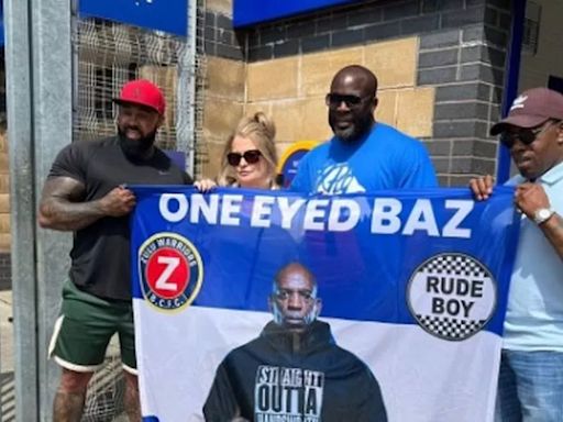 One-Eyed Baz's widow says 'I'm so proud' as new tribute unveiled