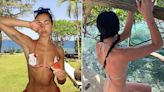 Dua Lipa Rocks Itty-Bitty Hello Kitty Bikini While 'Living on Island Time' During Tropical Getaway